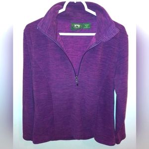 Stillwater Supply Co. 1/4 zip purple pullover excellent used condition